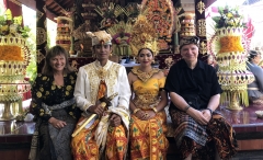 Frances and Bob at a Balinese Wedding*